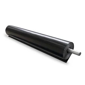18 oz PVC Coated Polyester Tarp Roll - Black