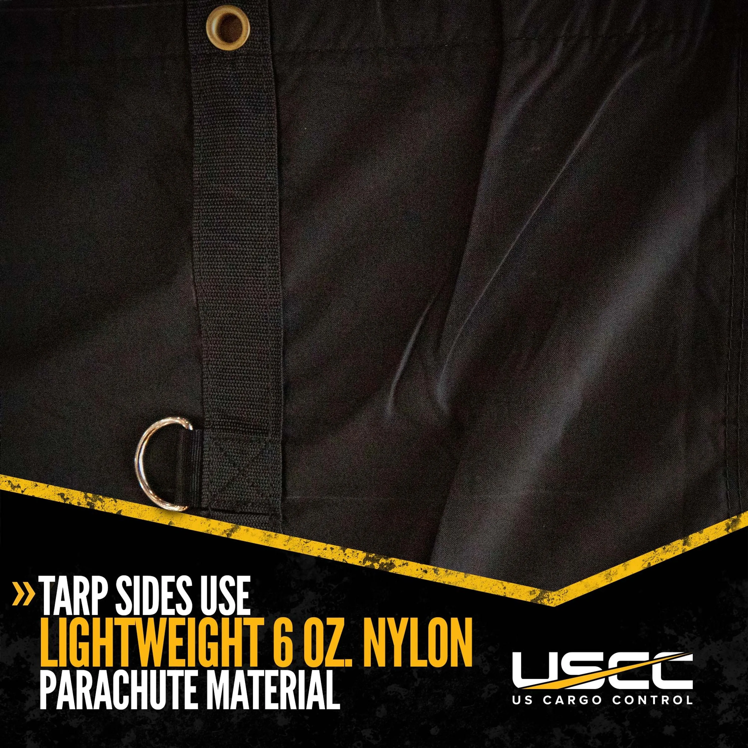 20' x 27' (6' Drop & Flap) Ultra Lightweight Parachute Lumber Tarp | 18 oz/6oz Combo Tarp