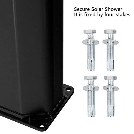 7.2 Feet Adjustable Outdoor Solar Heating Shower Head