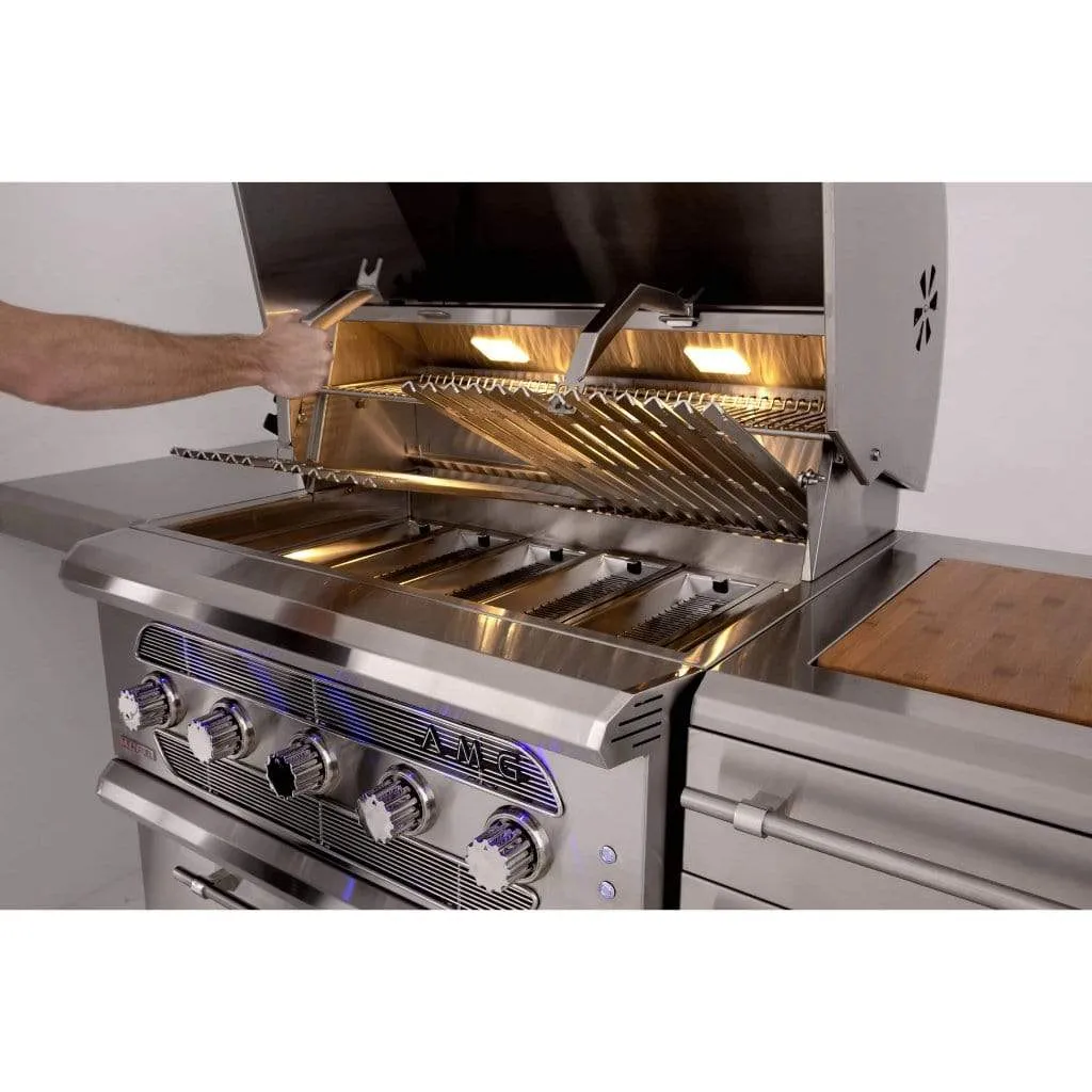 American Made Grills AMG Muscle 54" Hybrid Built-in Gas Grill MUS54