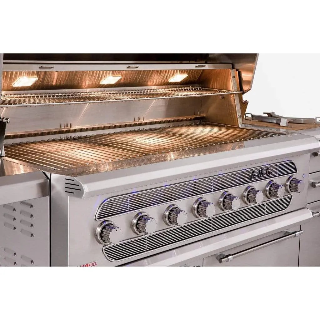 American Made Grills AMG Muscle 54" Hybrid Built-in Gas Grill MUS54