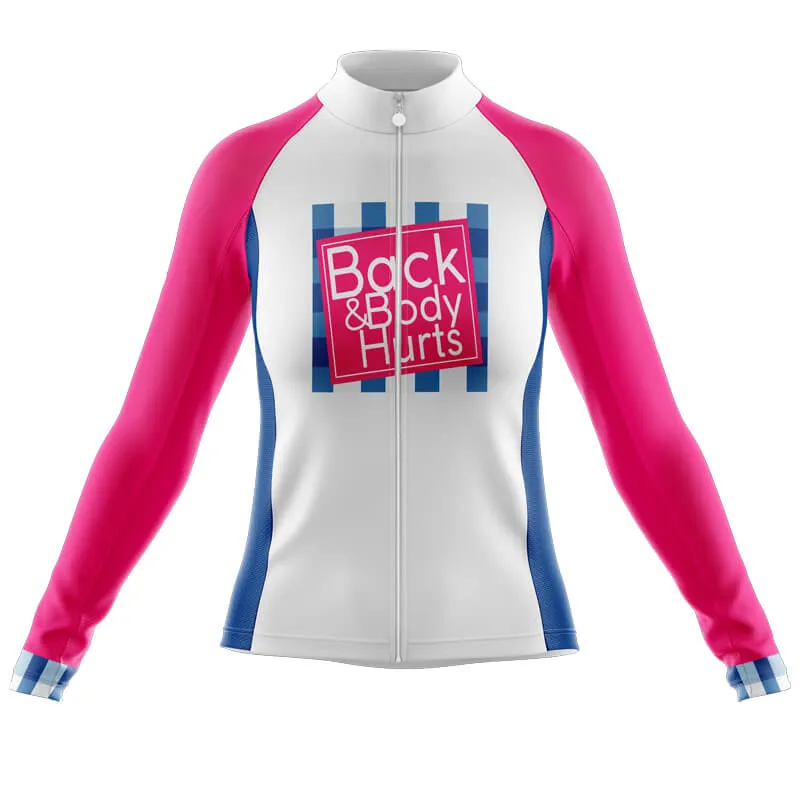 Back & Body Hurts (V2-White) jerseys
