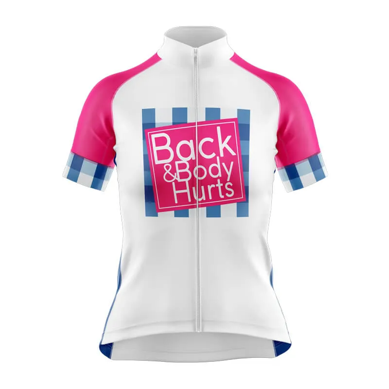 Back & Body Hurts (V2-White) jerseys