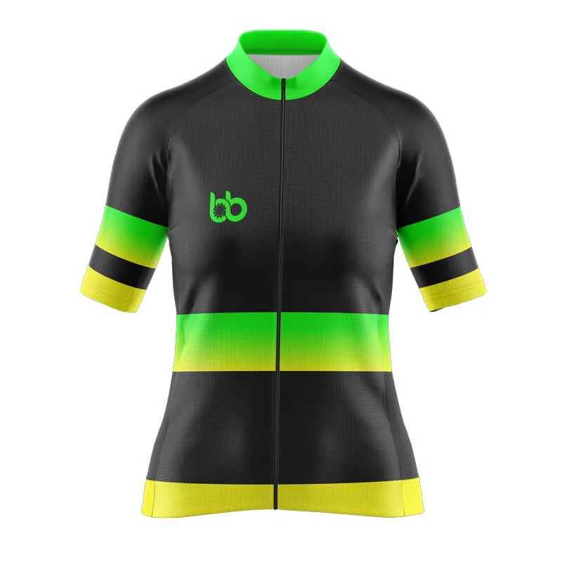 BB Gradient Aero jerseys (Green-Yellow)