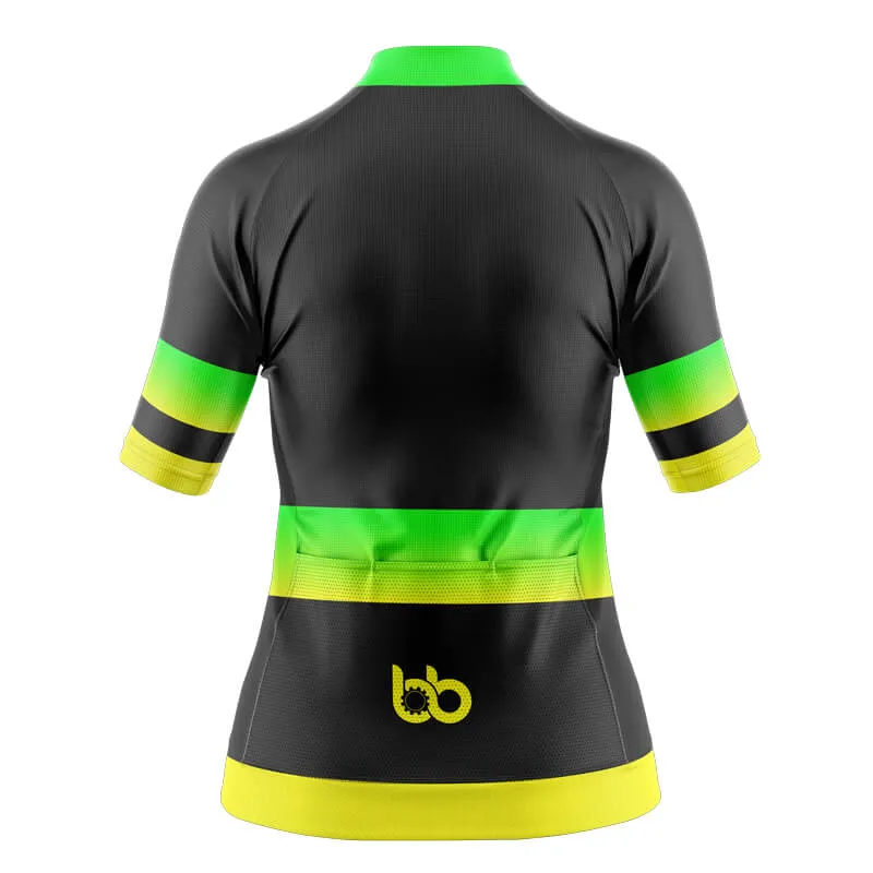 BB Gradient Aero jerseys (Green-Yellow)