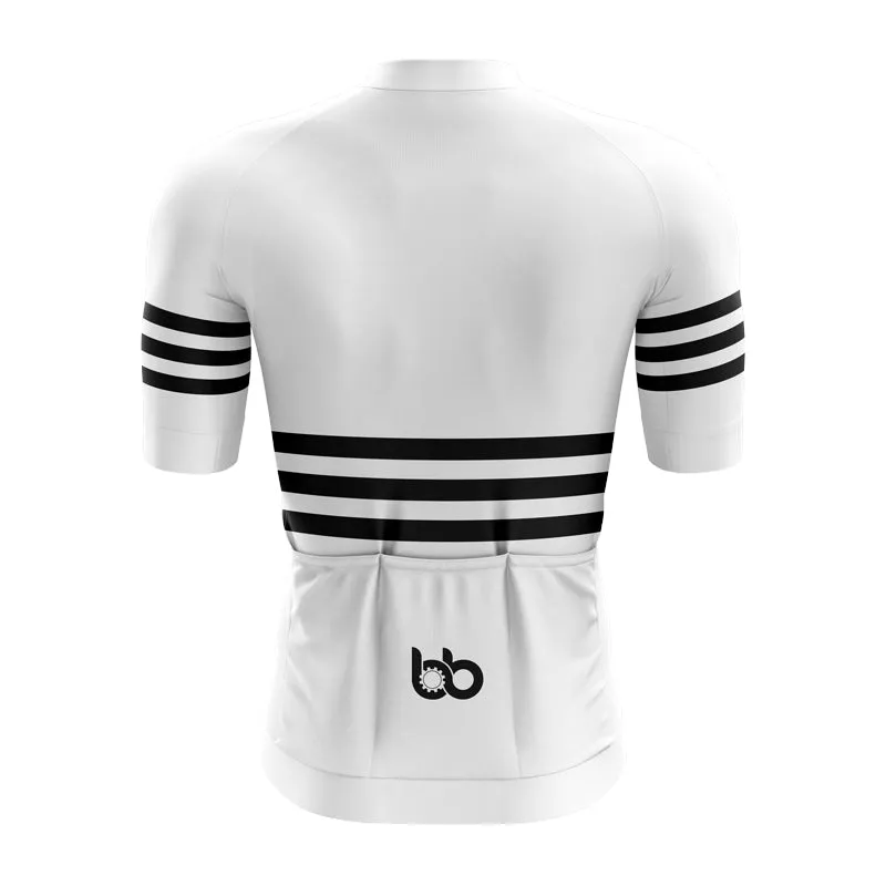 Bicycle Booth Stripes (White) Aero Jerseys