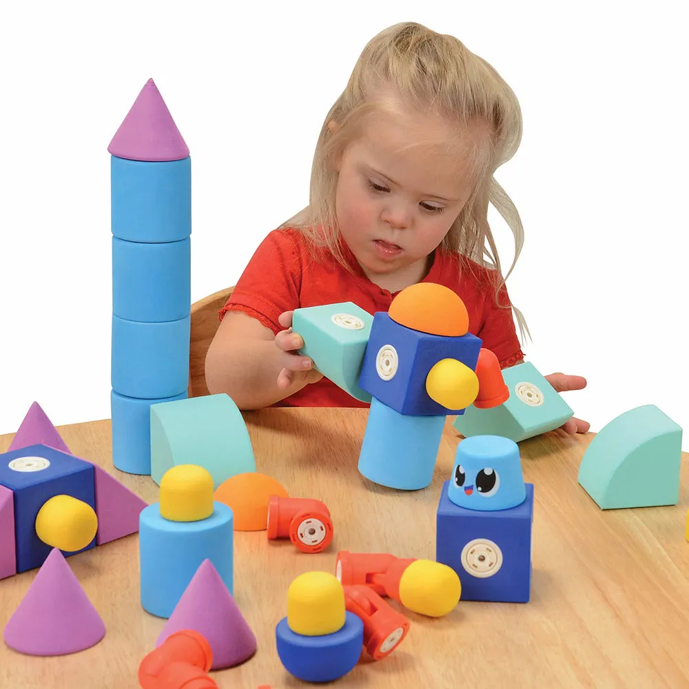 Blockaroo Magnetic STEM Building Blocks | 35-Piece Set