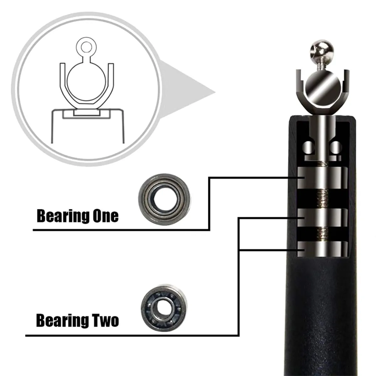 Bounce Metal Pro Speed Rope (Black)