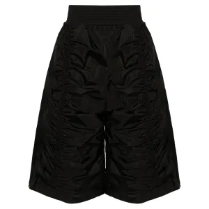 Boxing Shorts With Ruching Padded