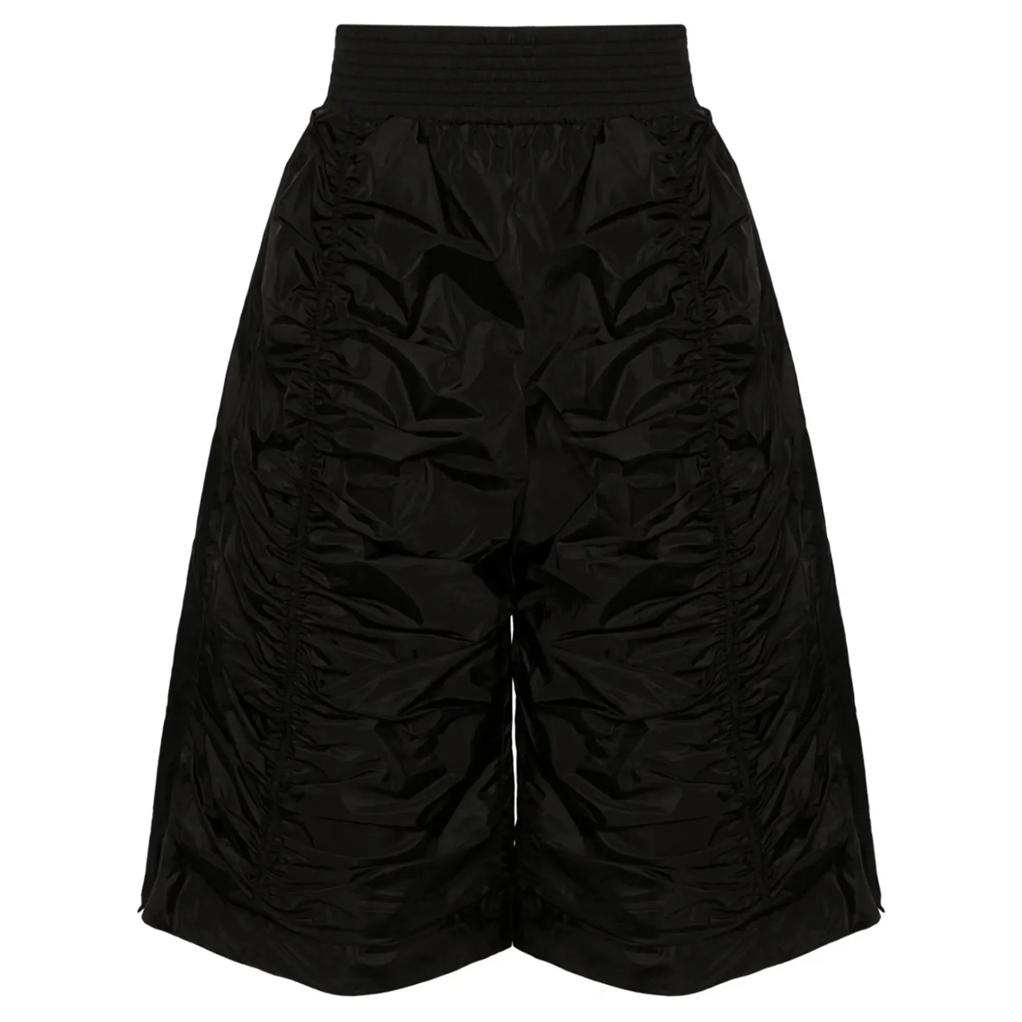 Boxing Shorts With Ruching Padded