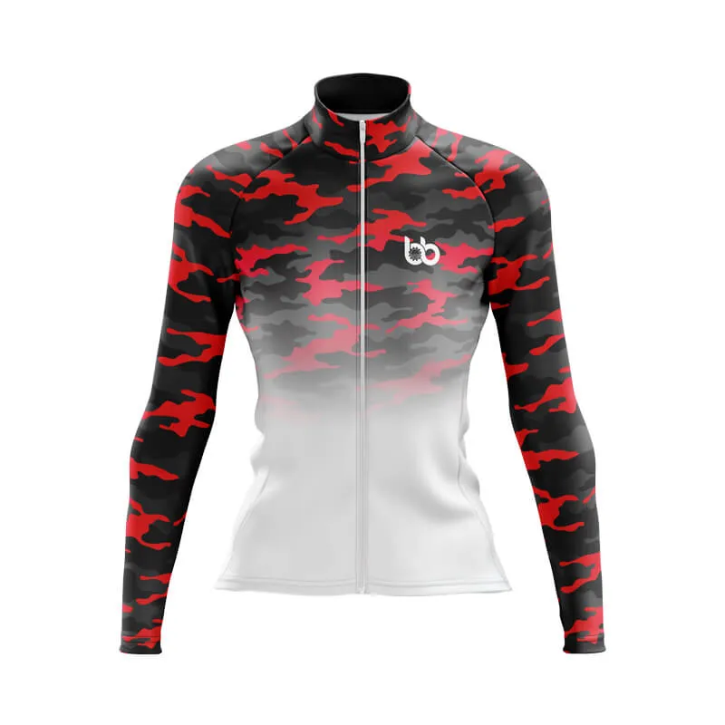 Camouflage Neck Aero Jerseys (V3) (Red-White)