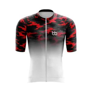 Camouflage Neck Aero Jerseys (V3) (Red-White)