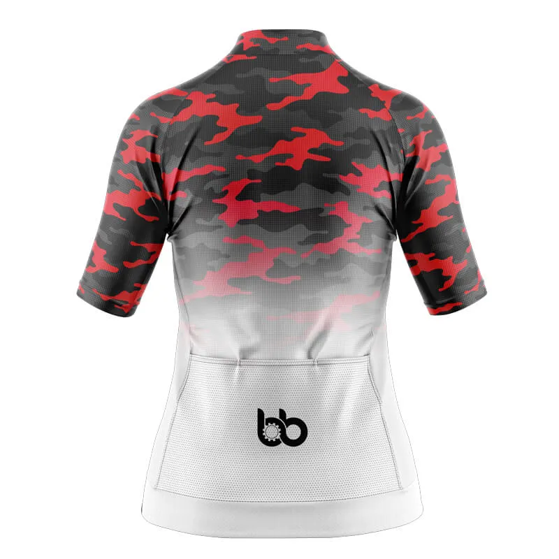 Camouflage Neck Aero Jerseys (V3) (Red-White)