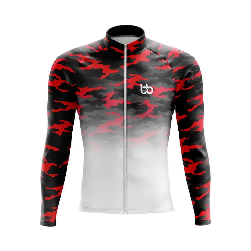 Camouflage Neck Aero Jerseys (V3) (Red-White)