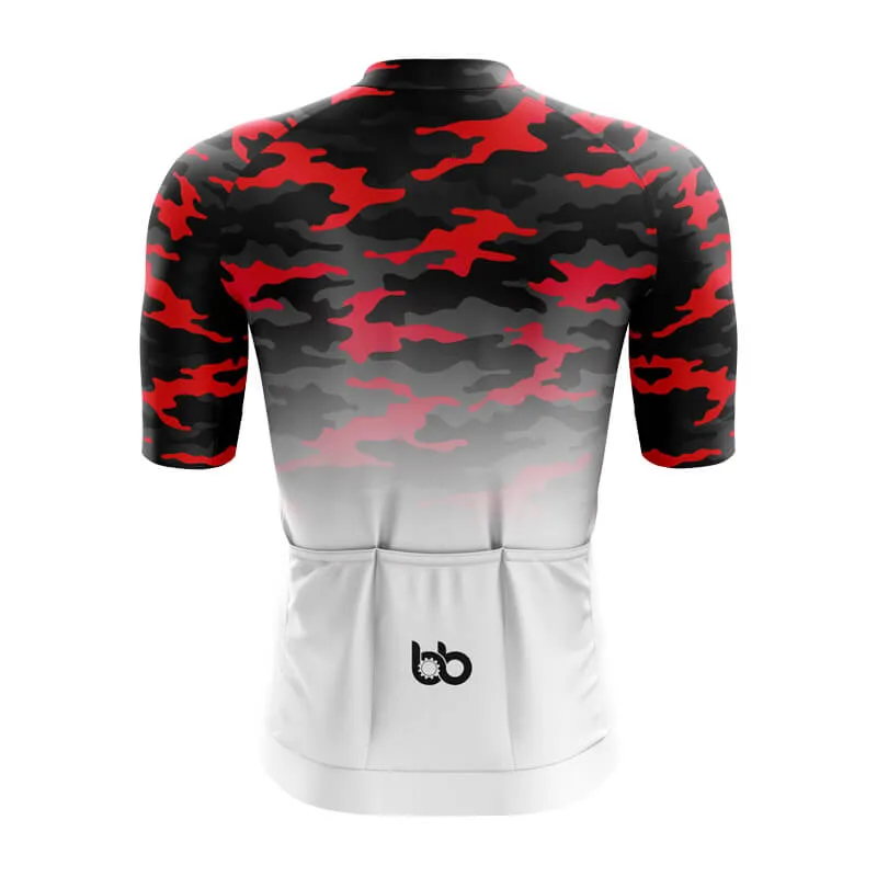 Camouflage Neck Aero Jerseys (V3) (Red-White)