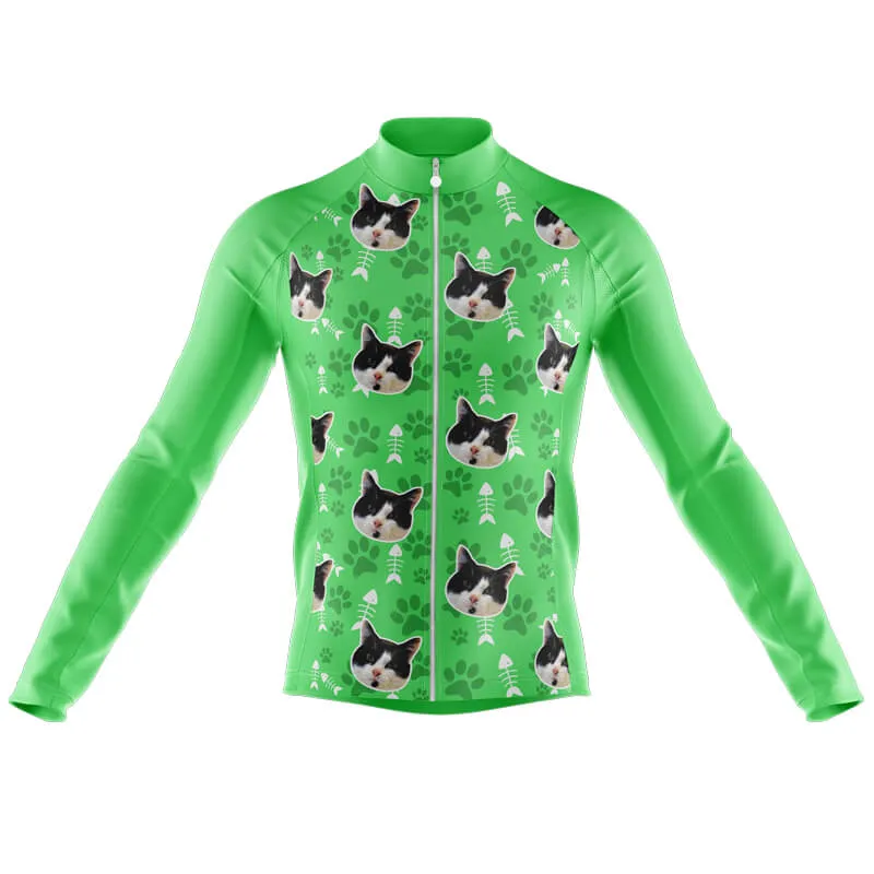 Cat Custom Face Club Jerseys (Green)