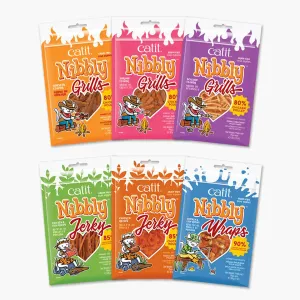 Catit Nibbly Jerky, Wraps & Grills – Variety Pack