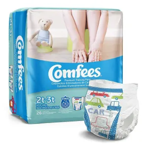 Comfees Training Pants, 12-Hour Protection, Male Toddler