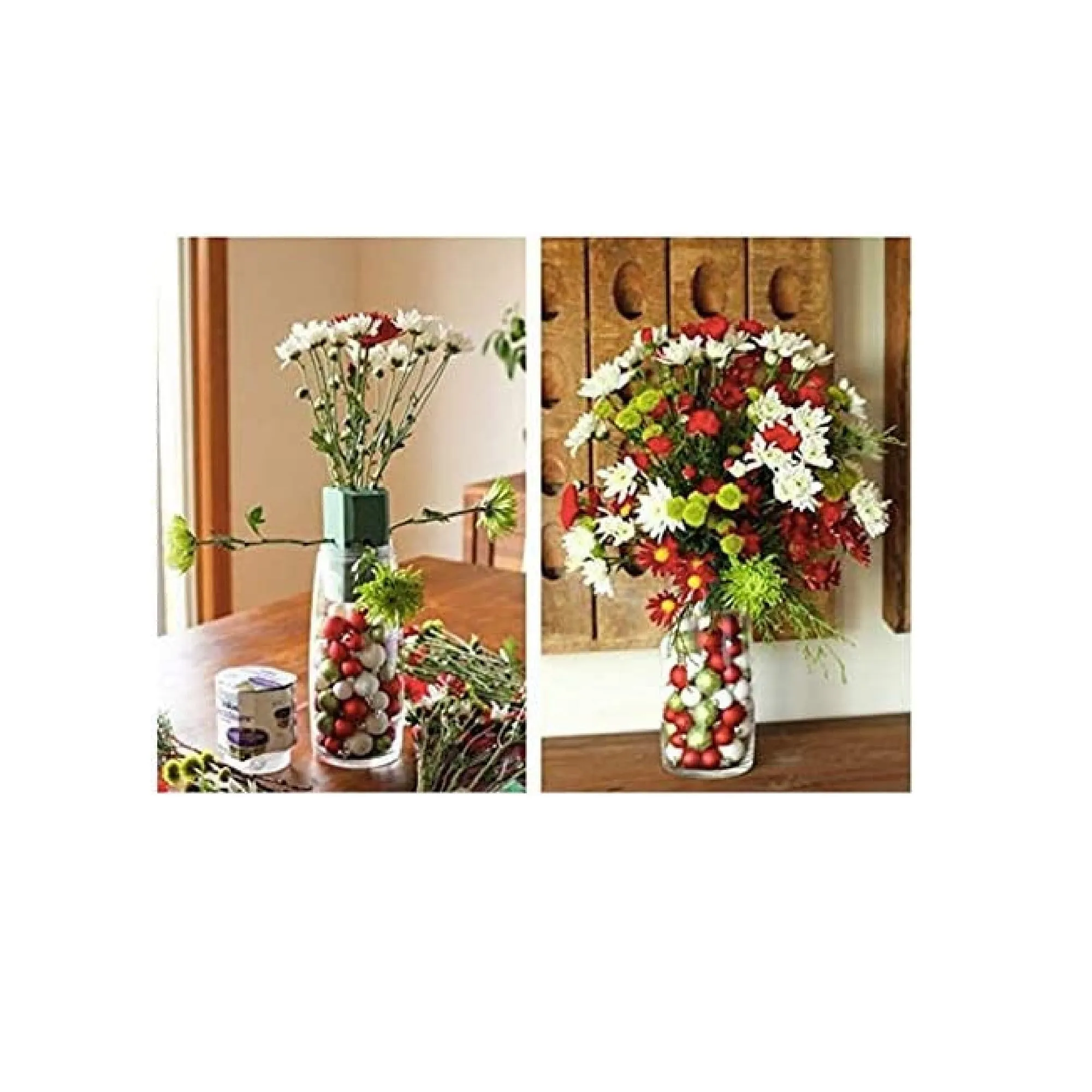 Crafare 6pc Wet Floral Foam Bricks Green Florist Styrofoam Blocks