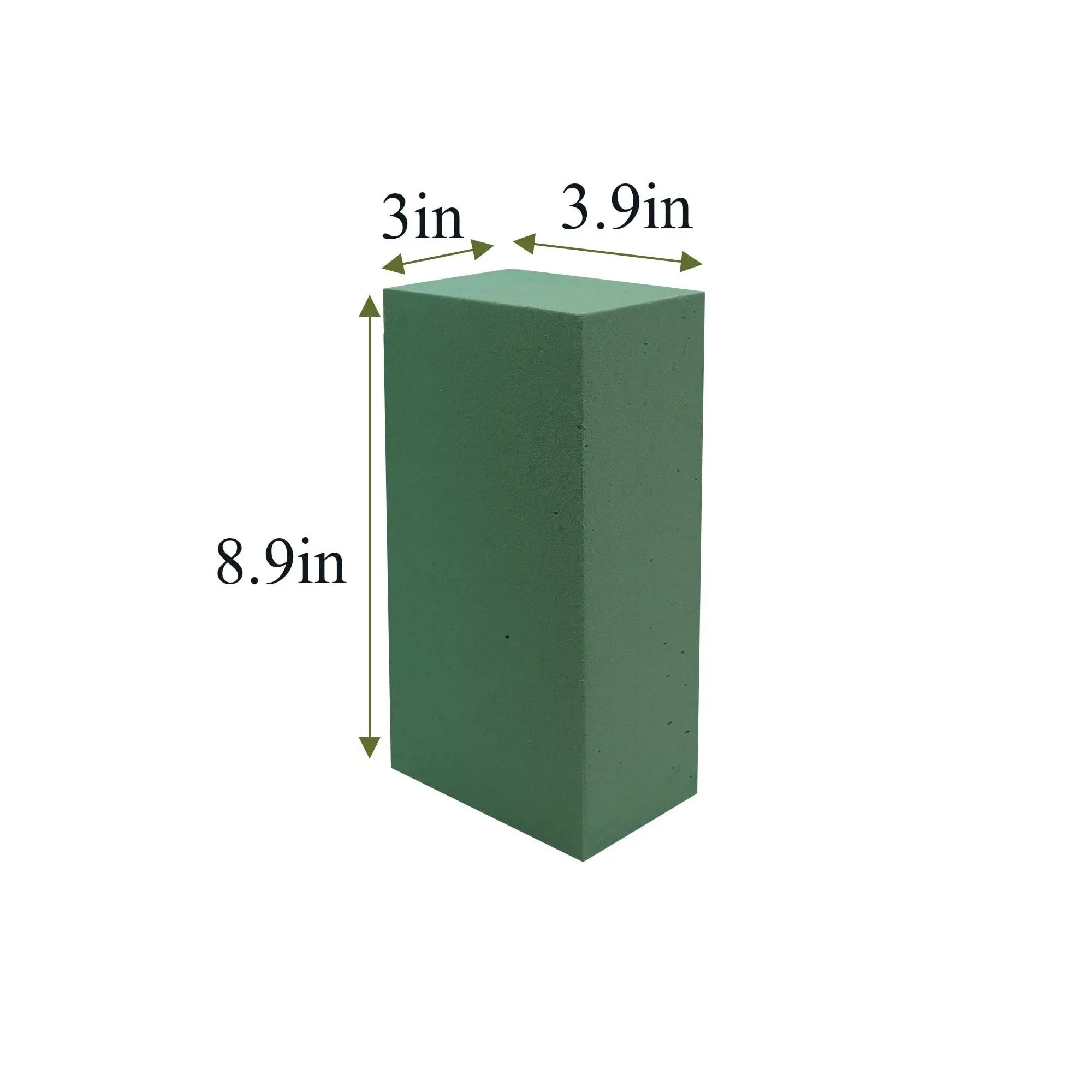Crafare 6pc Wet Floral Foam Bricks Green Florist Styrofoam Blocks