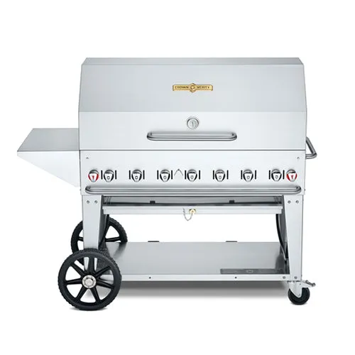 Crown Verity CV-MCB-48PKG 48" Natural Gas Mobile Outdoor Grill