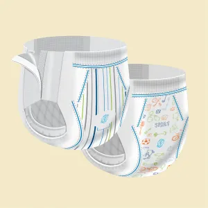 Cutie Pant Training Pant - Boy 3T-4T, 4 Packs of 23 (92 Total)
