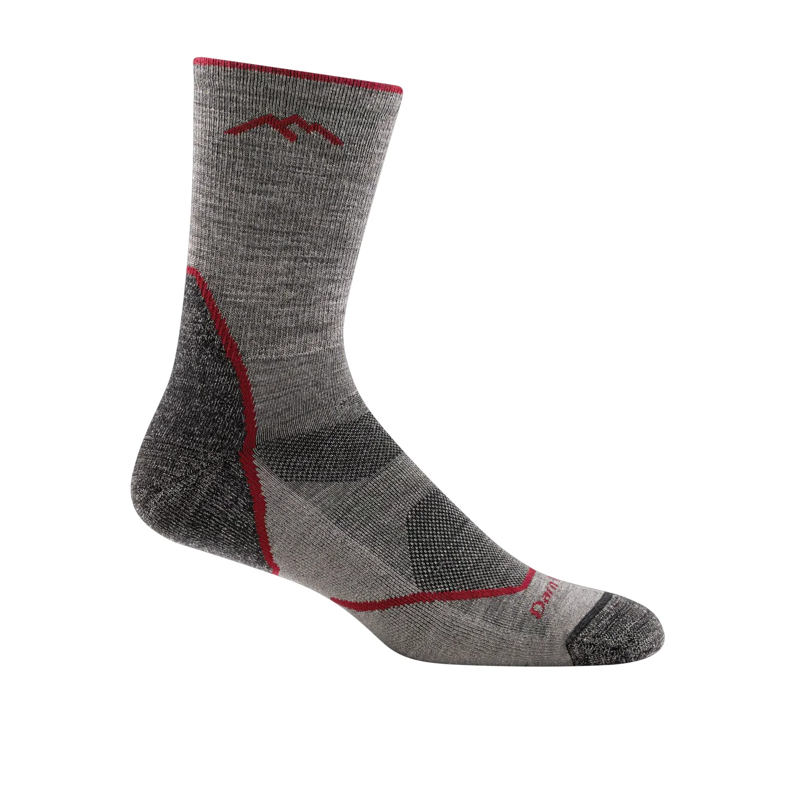 Darn Tough Light Hiker Lightweight Micro Crew Sock with Cushion (Men) - Taupe