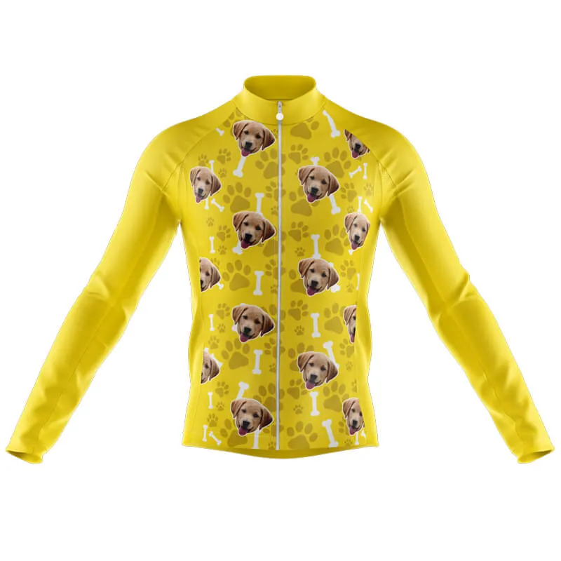 Dog Custom Face Club Jerseys (Yellow)
