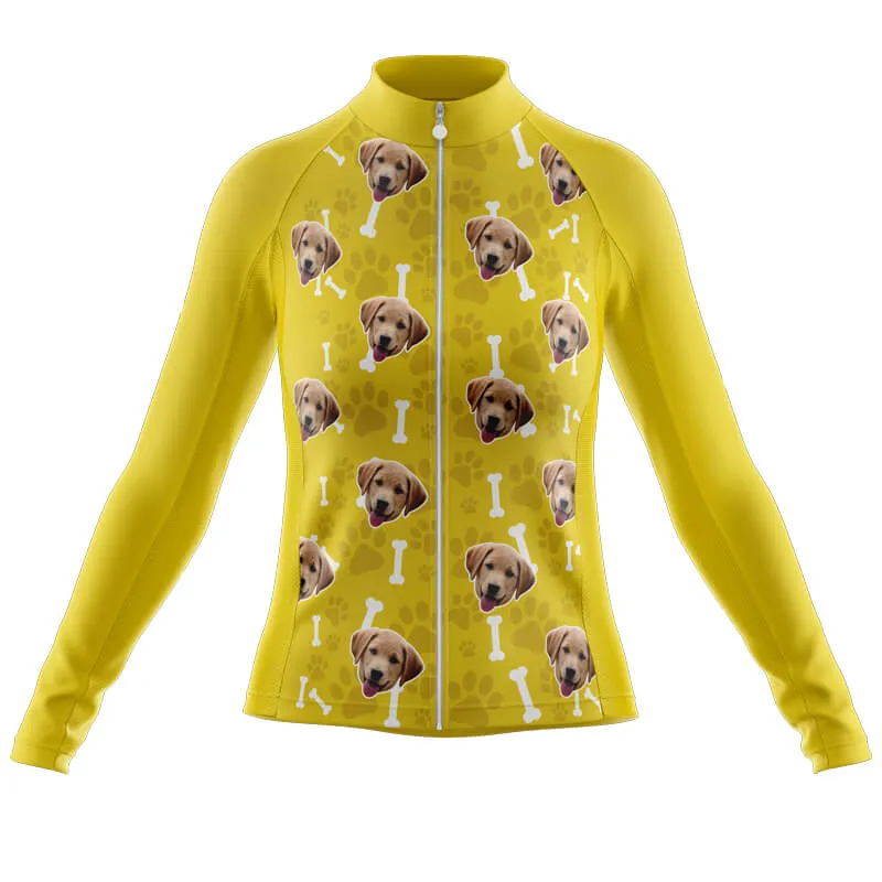 Dog Custom Face Club Jerseys (Yellow)