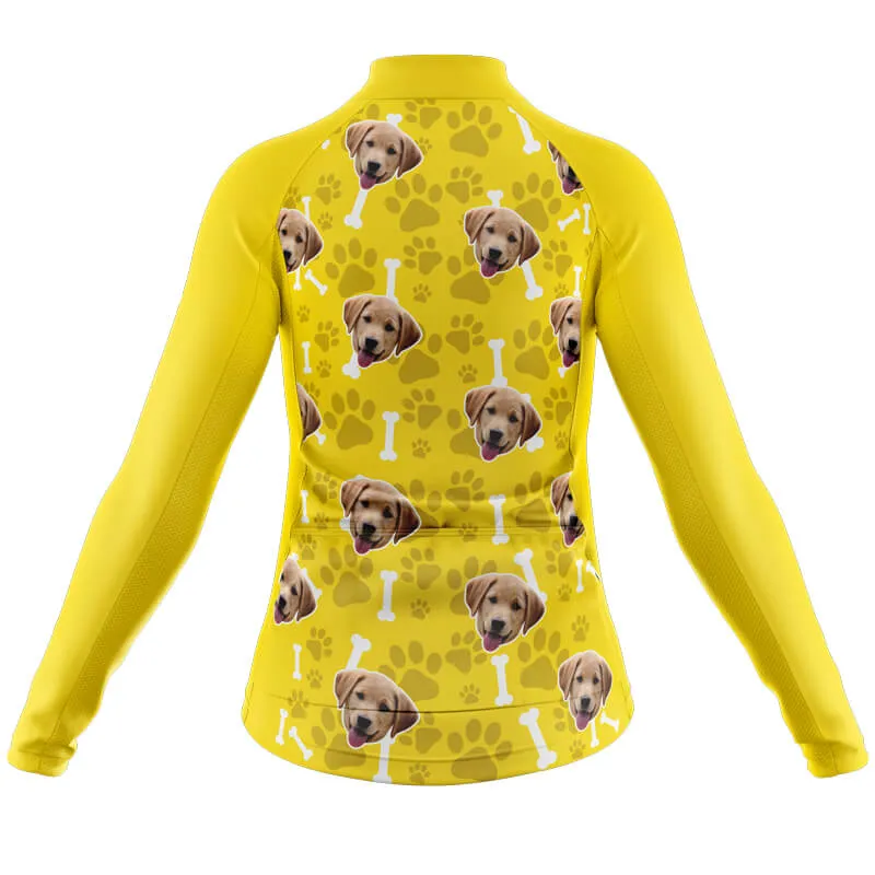 Dog Custom Face Club Jerseys (Yellow)