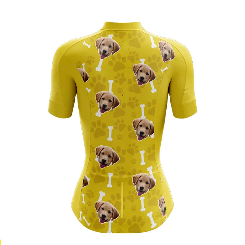 Dog Custom Face Club Jerseys (Yellow)