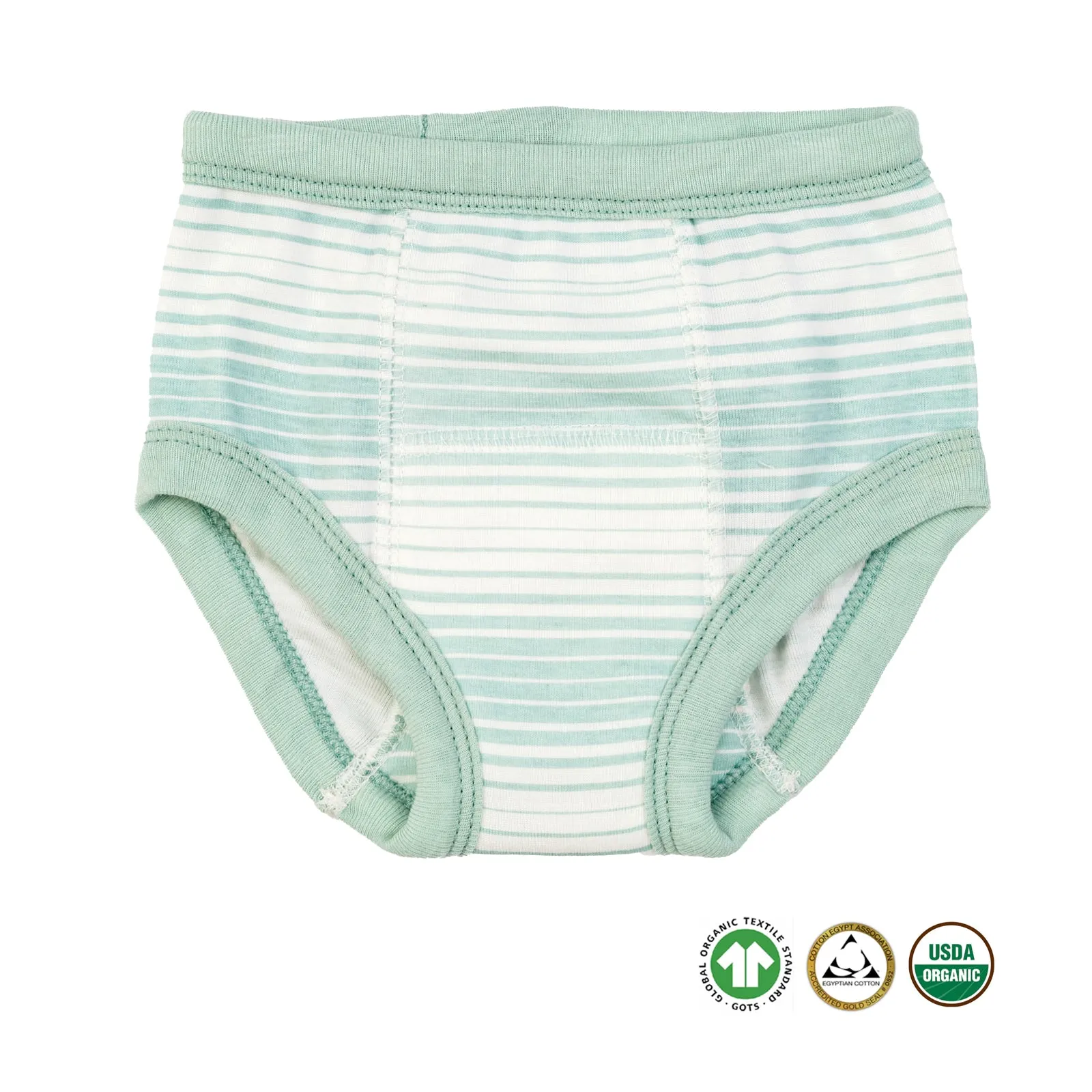 Egyptian Organic Cotton Training Pants, Sea Breeze / Sea Breeze Stripe
