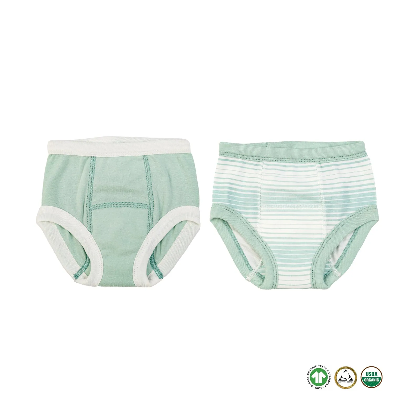 Egyptian Organic Cotton Training Pants, Sea Breeze / Sea Breeze Stripe