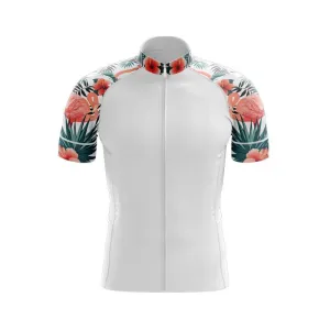 Flamingo Floral Sleeve (White) jerseys