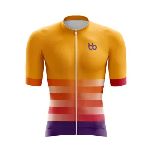 Gradient Frequency Aero jerseys (Orange-Red-Violet)