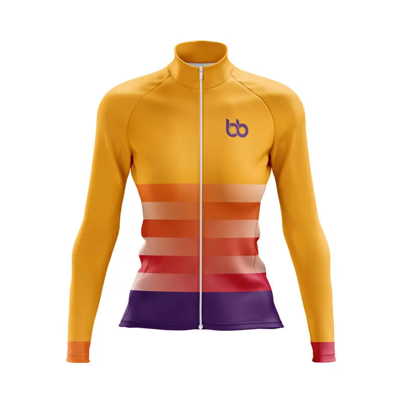 Gradient Frequency Aero jerseys (Orange-Red-Violet)