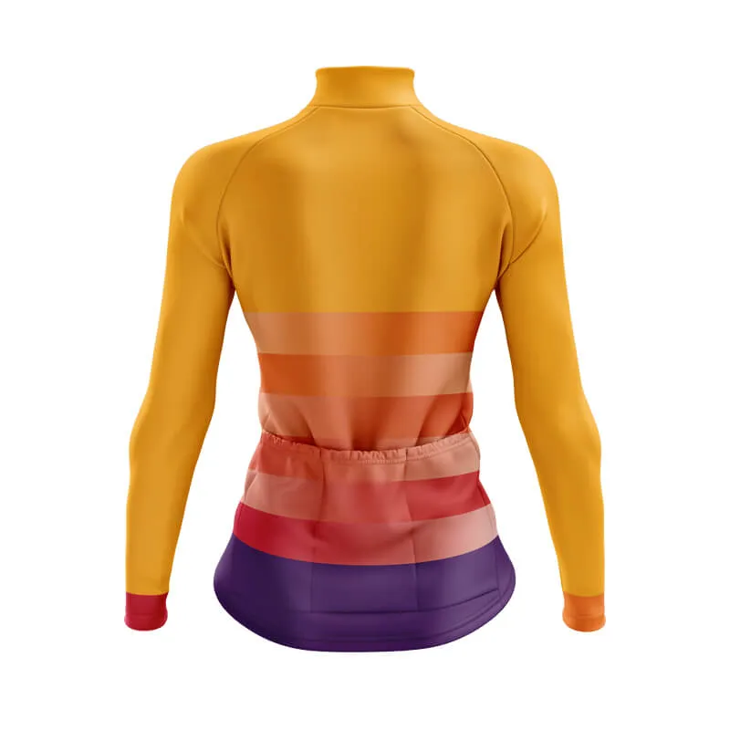 Gradient Frequency Aero jerseys (Orange-Red-Violet)