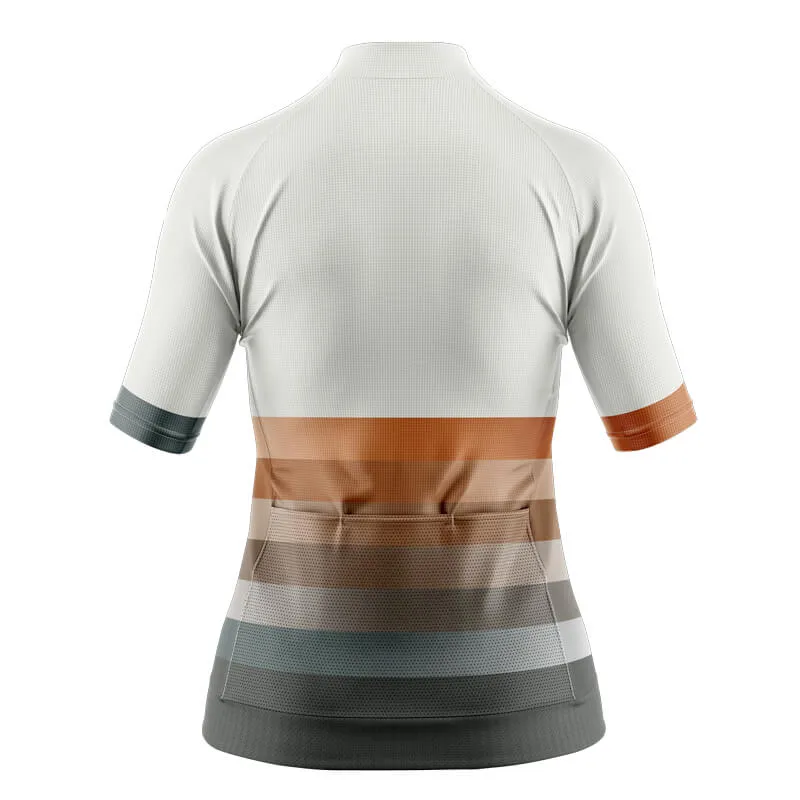 Gradient Frequency Aero jerseys (White-Orange-Grey)