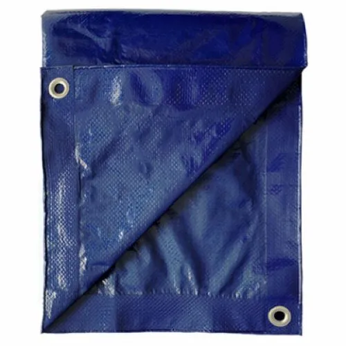 ITM MD-GT-BB-0810 8' x 10' Blue Polyethylene Storage Tarp Cover - Quantity of 5