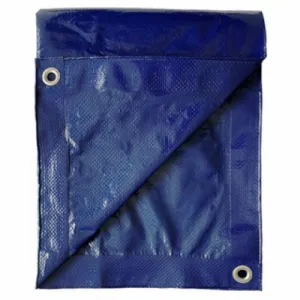 ITM MD-GT-BB-0810 8' x 10' Blue Polyethylene Storage Tarp Cover - Quantity of 5