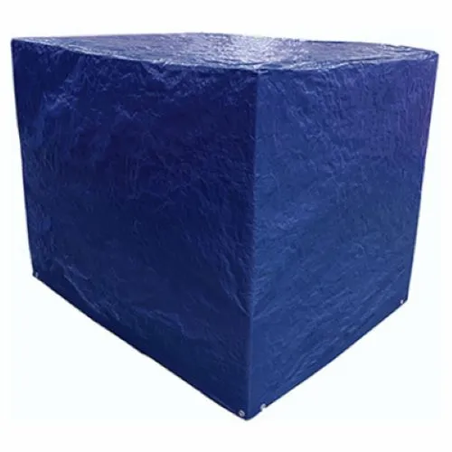 ITM MD-PC-BB-0544 5' x 4' x 4' Blue Polyethylene Pallet Storage Tarp Covers - Quantity of 15