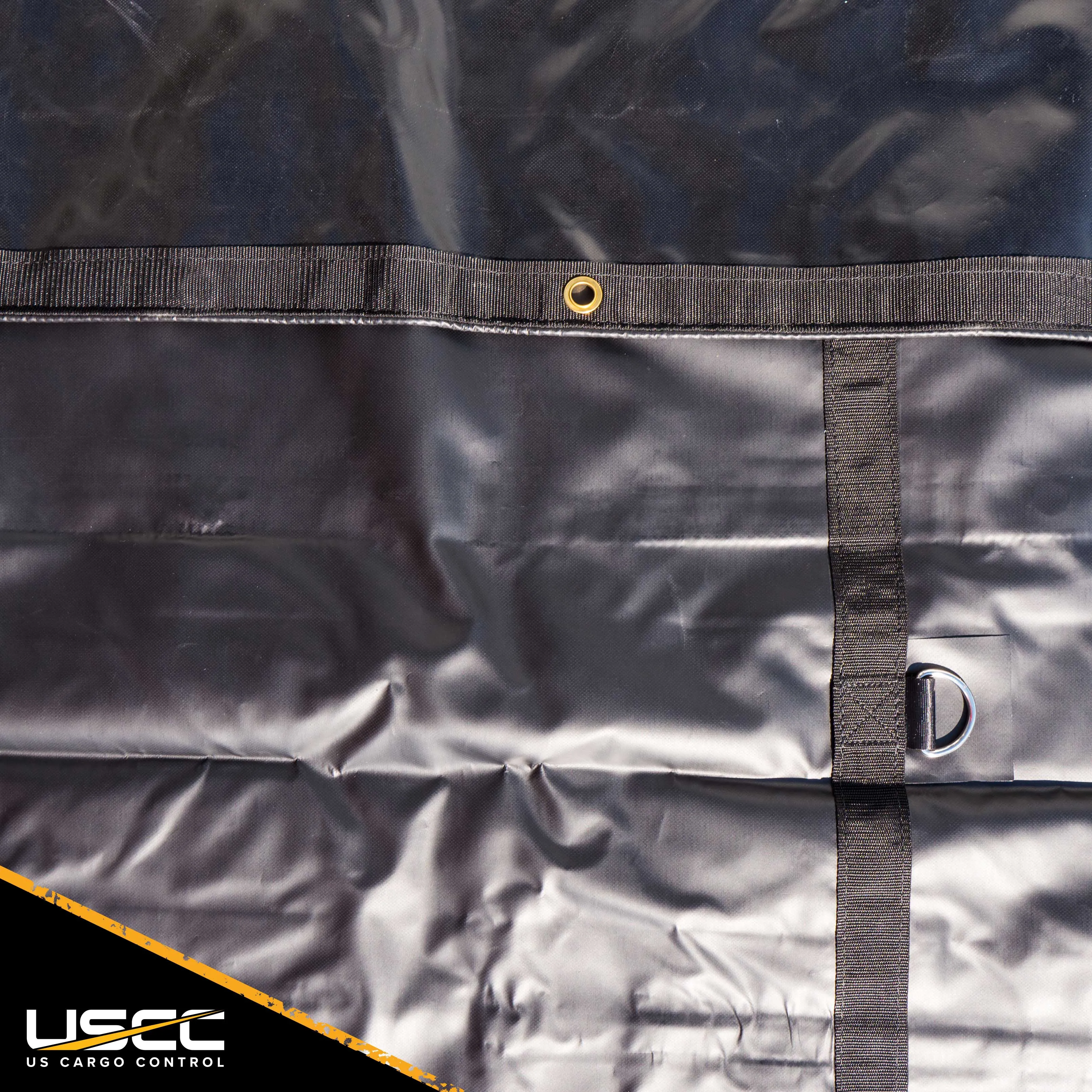 Lightweight Machinery Tarp - 24' x 24' - 14 Oz. Black Tarp