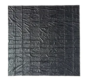 Lightweight Machinery Tarp - 24' x 24' - 14 Oz. Black Tarp