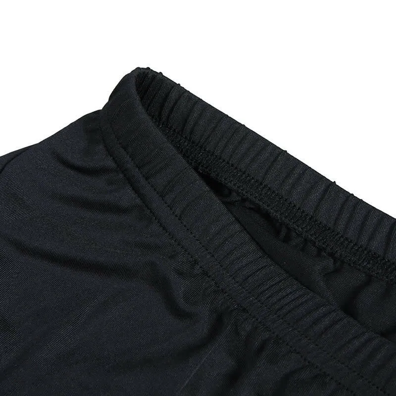 Lixada High-waisted Men Cycling Underwear Gel 3D Padded Bike Bicycle Pants Black