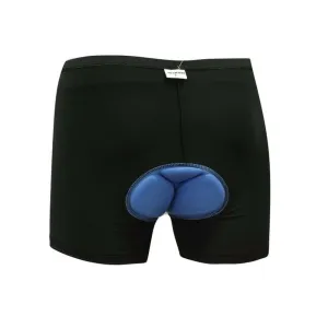 Lixada High-waisted Men Cycling Underwear Gel 3D Padded Bike Bicycle Pants Black