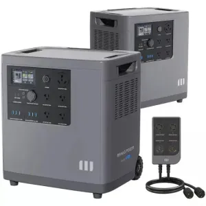 Mango Power E 7000Wh 240V Home Backup and 6,000W Portable Power Station   Free Solar Panels