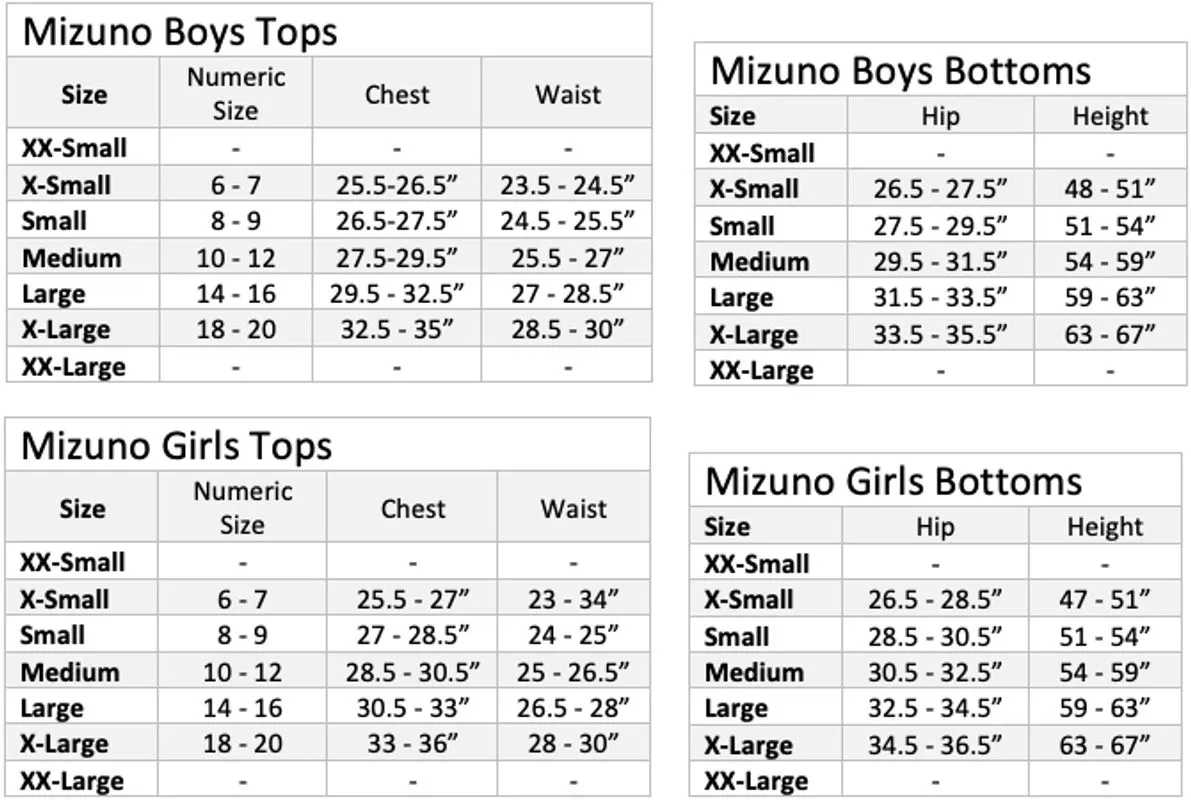 Mizuno Youth Aero Vent Padded 350703.0000 Sliding Shorts