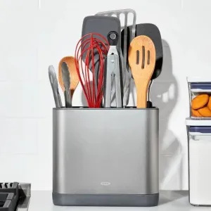 OXO - Good Grips Adjustable Stainless Steel Utensil Holder