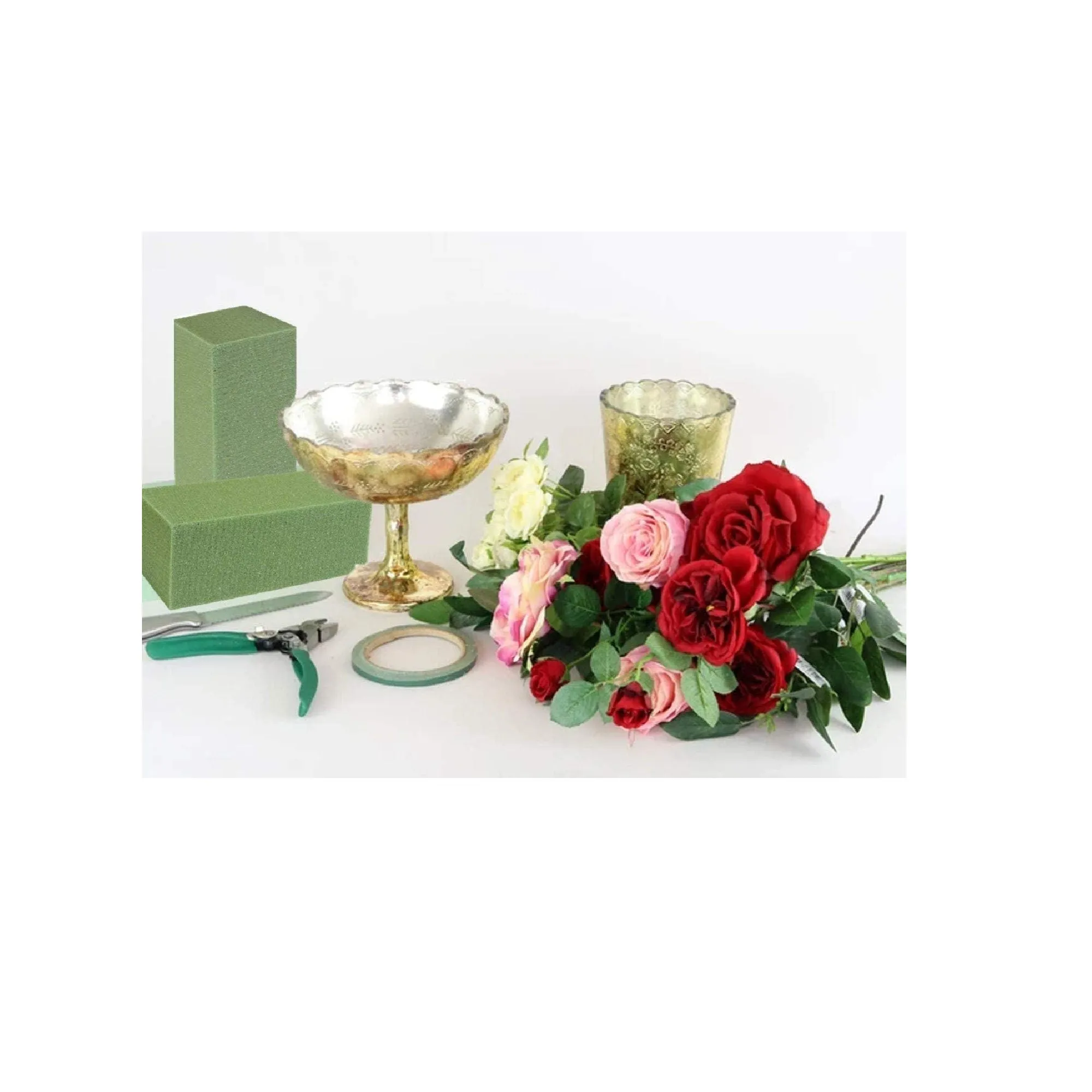Premium Dry Floral Foam Blocks for Flower Arrangements 6pk | Styrofoam Block for Artificial Flowers & Plant Decoration