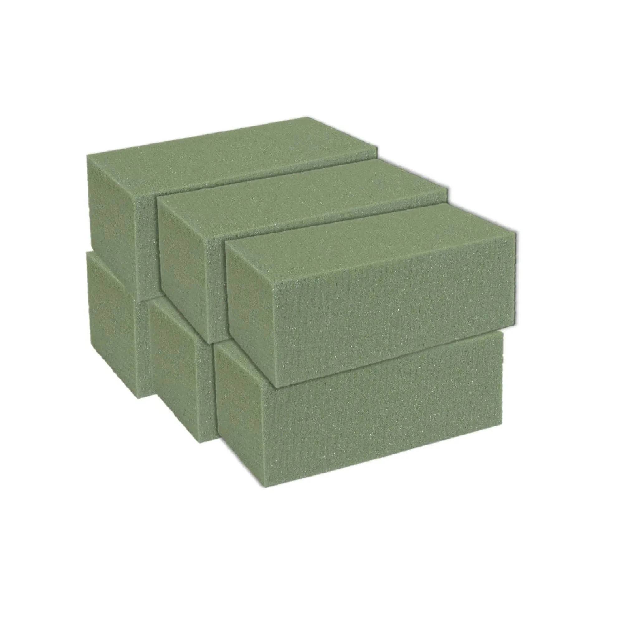 Premium Dry Floral Foam Blocks for Flower Arrangements 6pk | Styrofoam Block for Artificial Flowers & Plant Decoration